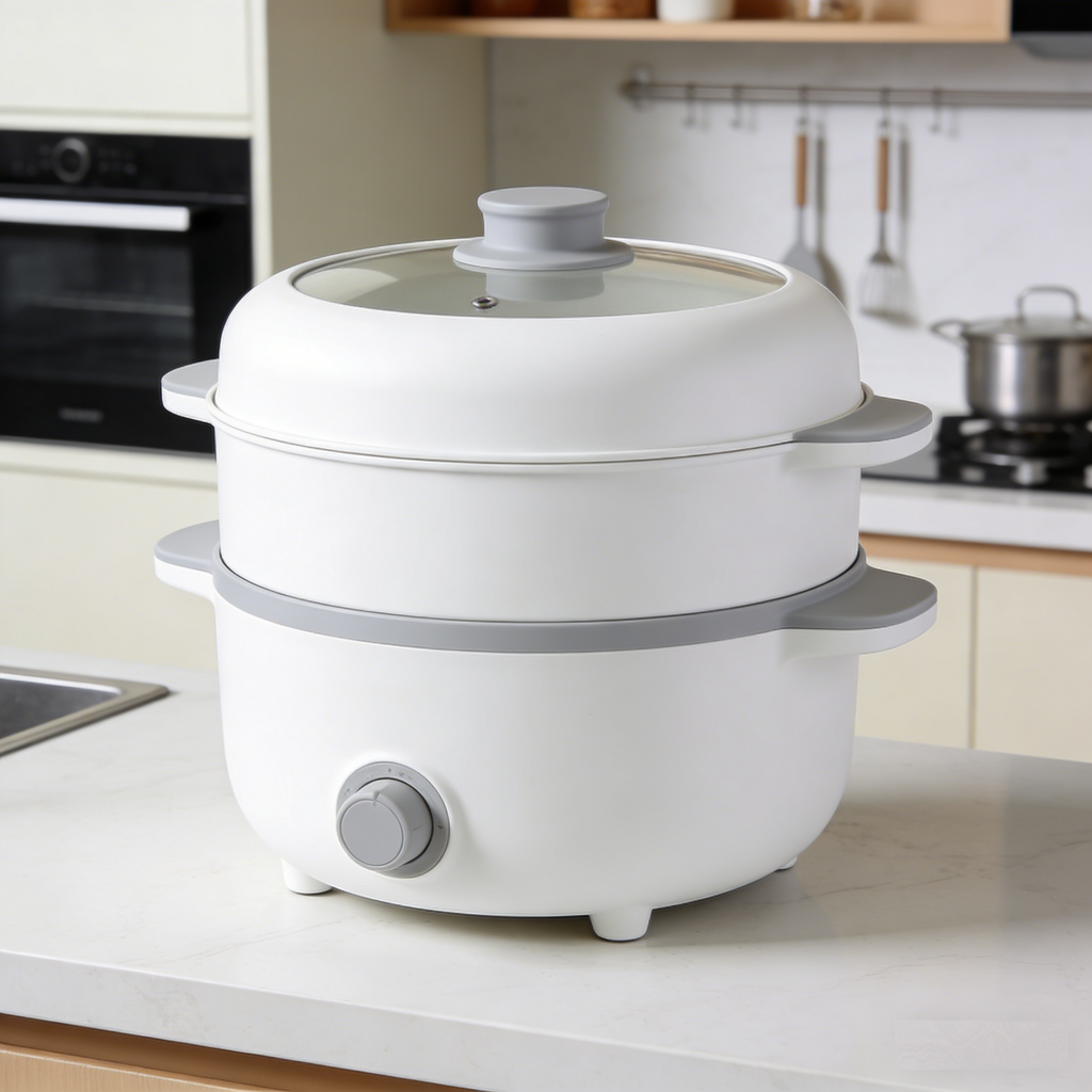 Multi-Layer Healthy Electric Food Steamer – Fast, Efficient, Nutrient-Locking Home Cooking Appliance.✨